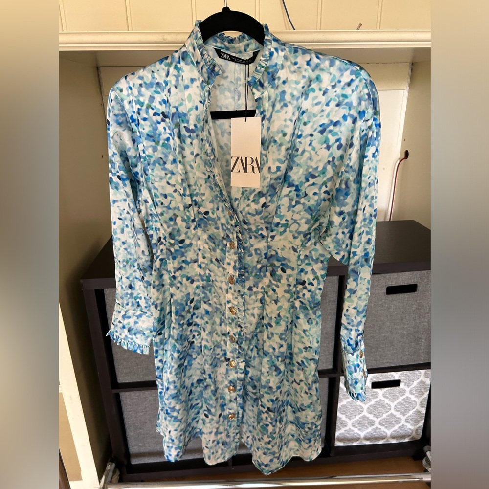 Zara flower pattern dress